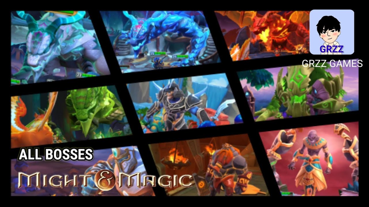 Might and Magic Battle RPG | All Bosses Shattered Island 