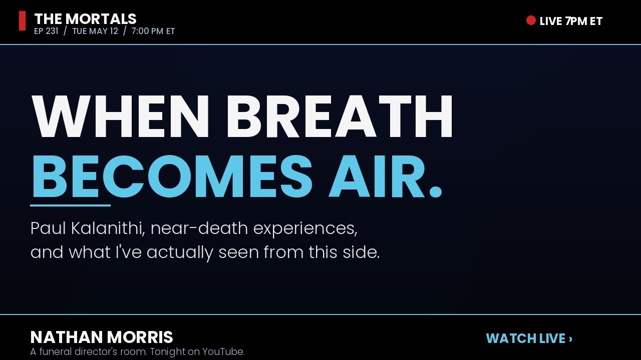 The Doctor Who Wrote His Own Death — Paul Kalanithi, NDEs, And What I've Actually Seen