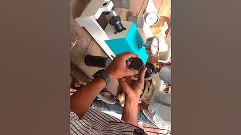 Sand rammer, permeability and strenght machine demo