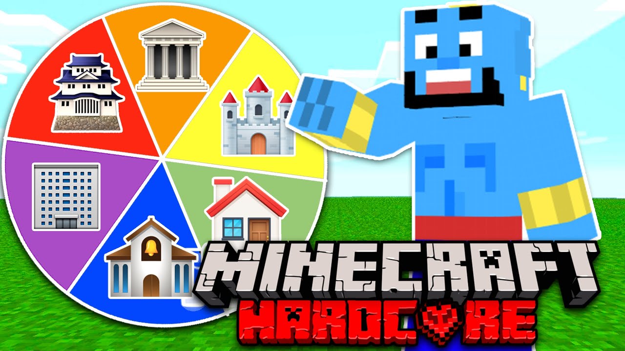 Spinning A Wheel To Decide My Build! Hardcore Minecraft 1.19 Ep. 1