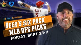 DRAFTKINGS \& FANDUEL MLB PICKS TODAY (9-23-22) DFS 6 PACK