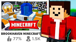 ROBLOX Vs MINECRAFT BROOKHAVEN *Minecraft'ta Brookhaven*