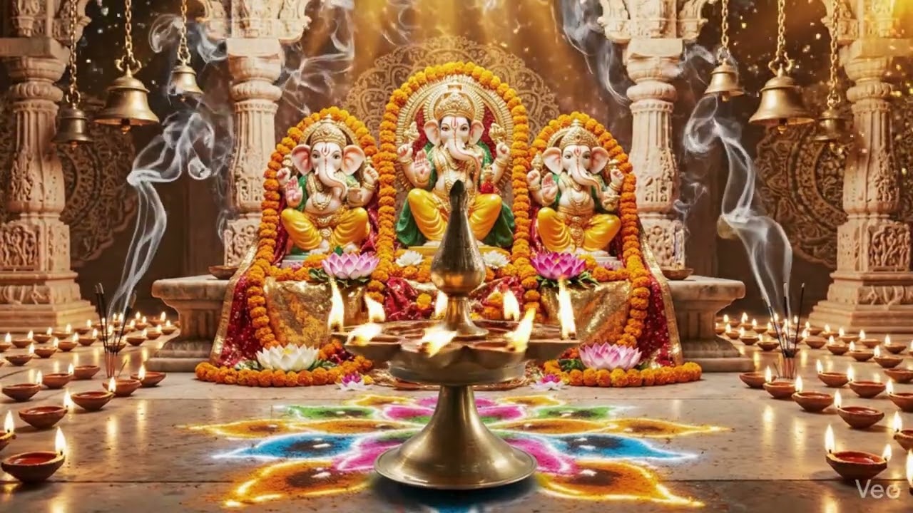 लक्ष्मी गणेश कुबेर मंत्र * Laxmi Ganesh Kuber Mantra