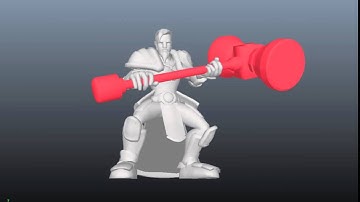 Locklan Combat Idle (Game Character Animation)