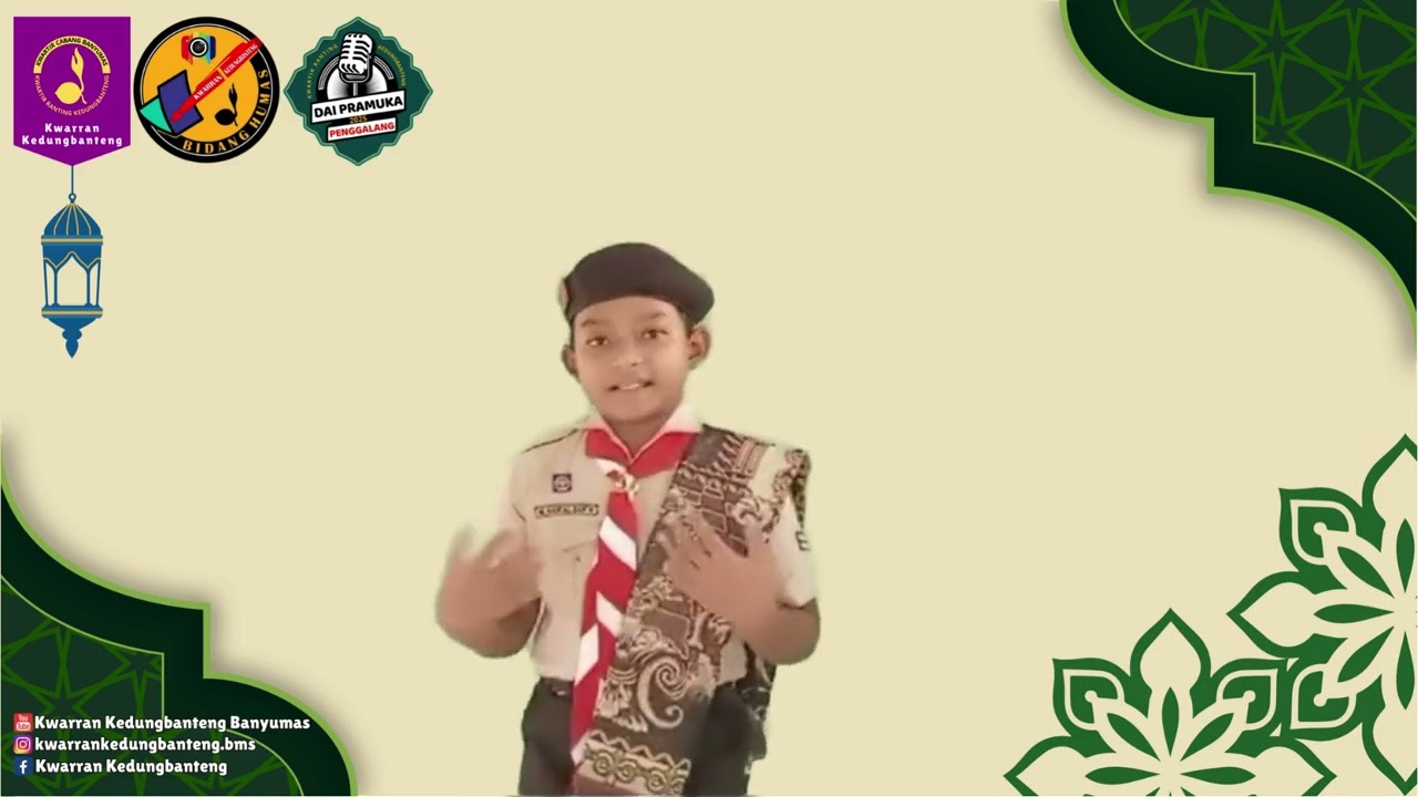 SDN 1 KALISALAK || Muhamad Haikal Saif Hafizi || Lomba Dai Pramuka Penggalang 2025