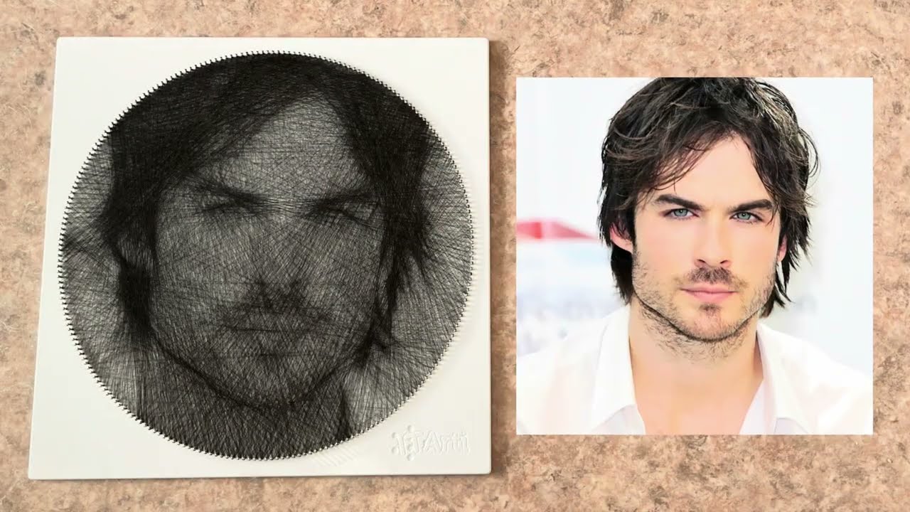 Unboxing of the String Art Kit from IT Arti. review string picture