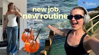 new job, new routine! | finding freelance work in Sydney & establishing a work/life balance 📸🪩🍸
