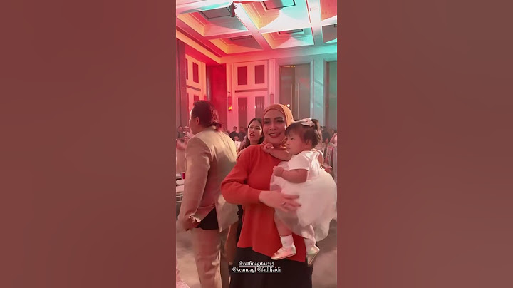 Acara ultah mamah papah yaa ly #lily #raffinagita #rafatharmalikahmad