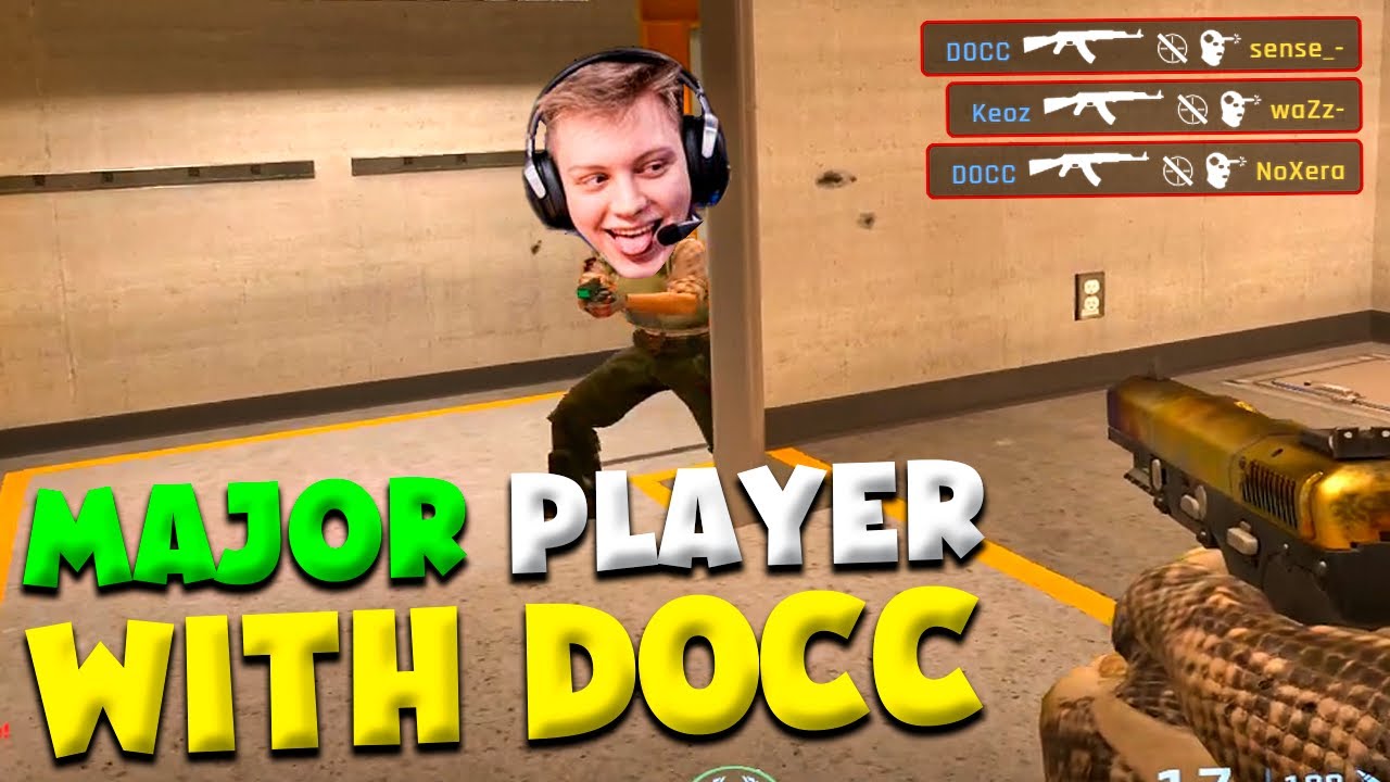 D0cC PLAYS with MAJOR PLAYER - YouTube
