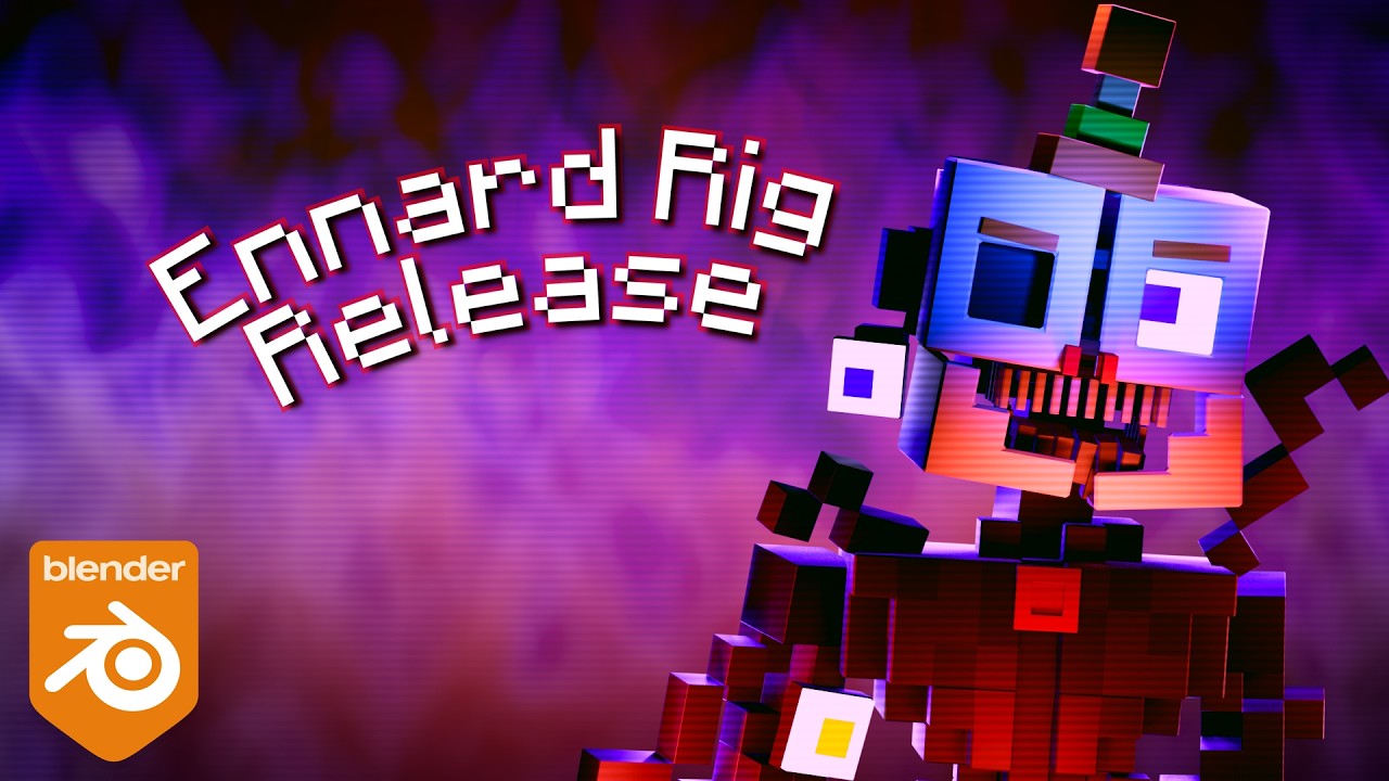 Ennnard Rig 3 year's special! Ennard rig Download blender - YouTube