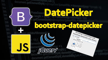 How to create DatePicker in Bootstrap 5 and Bootstrap 4 using bootstrap-datepicker.js and JQuery