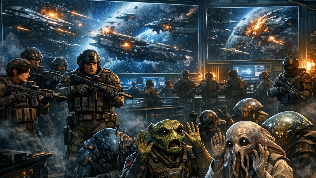 La única regla  no despertar a los humanos    ahora su imperio es Ash HFY