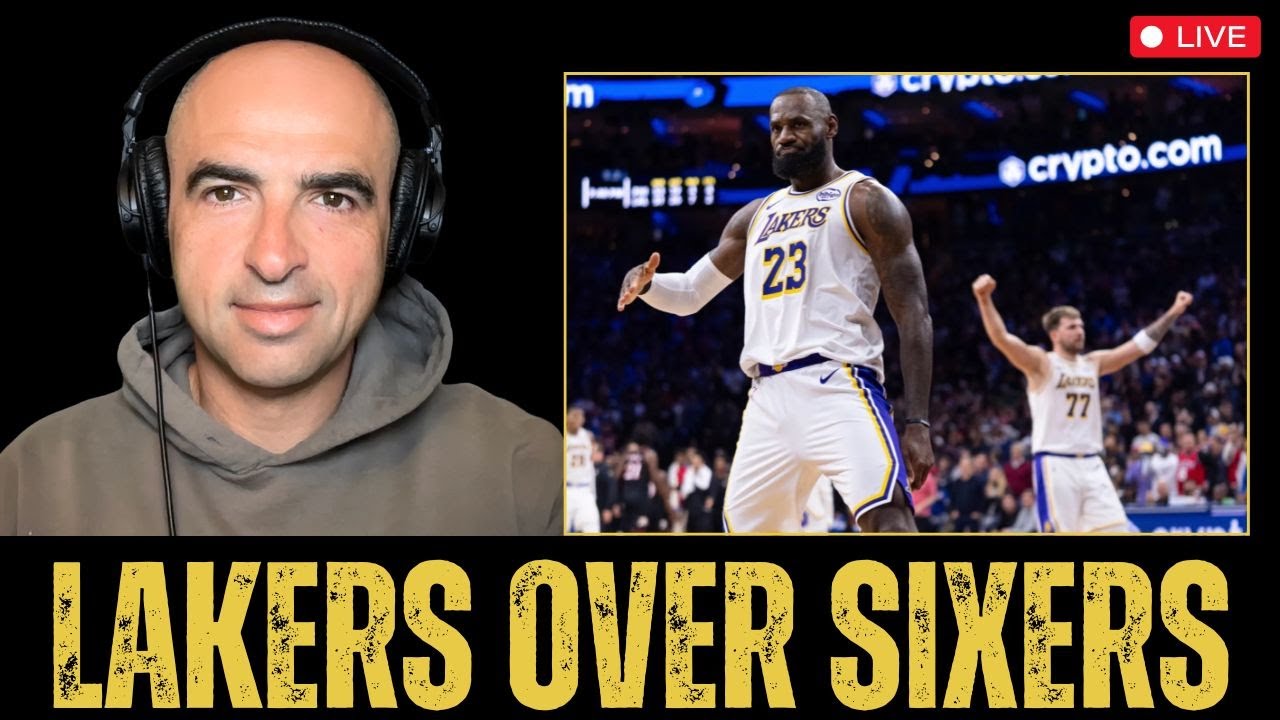 «Лейкерс» обыграли «Сиксерс» со счетом 112-108 | Брон набрал 29 очков, 7 подборов и 6 передач | Л...