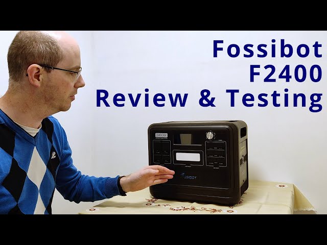 Fossibot F2400 Powerstation review and testing 
