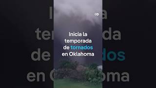 Captan gran tornado en tierra; inicia temporada de tornados en Oklahoma #shorts