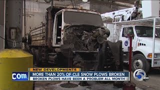 More than 20% of Cleveland snow plows out of service