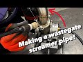 Making a external wastegate screamer pipe for honda civic turbo  tig welding stainless steel