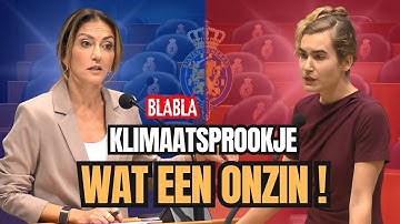De Vos confronteert Yesilgöz “Klimaatbeleid heeft GEEN zin!”