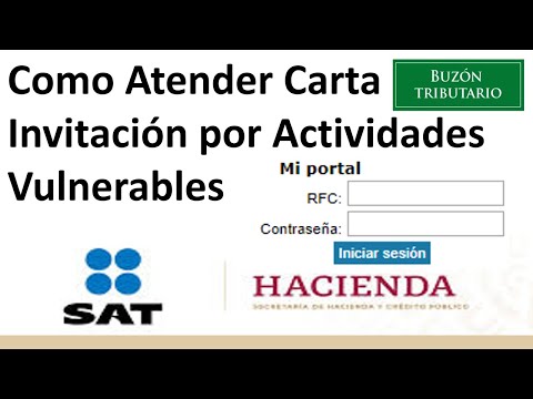 Aclaración en Mi Portal SAT 2019 | Actividades Vulnerables (Servicios de Contabilidad)