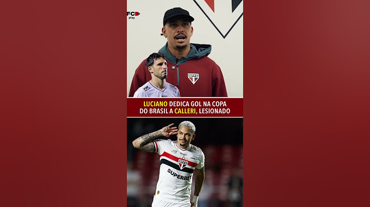 LUCIANO dedicou um dos gols da vitória do SÃO PAULO na COPA DO BRASIL a CALLERI! #shorts