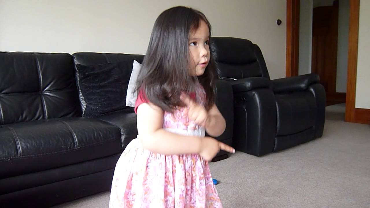little girl dances "Do the Monkey" by the Wiggles YouTube