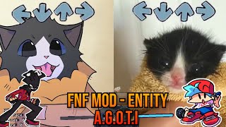 A.G.O.T.I but its Towel Cat VS ANIMATED TOWEL Cat? - Friday Night Funkin' Animation - FNF mod Entity