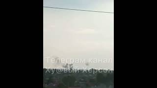 По позициям рф в Чернобаевке прилетело. 2.08.2022, 19:00.