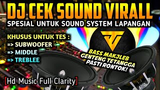 (Hd Quality) DJ CEK SOUND STYLE KARNAVALAN - COCOK UNTUK MIXING SOUND OUTDOR 🔊