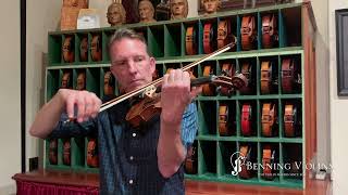 Fine 1950 Violin by Italian Violin Maker Giuseppe Ornati For Sale