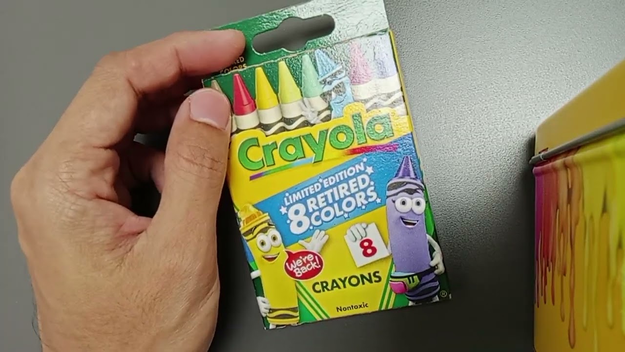 [REVIEW] Crayola crayons, 8-count Limited Edition Retired Colors (2025)