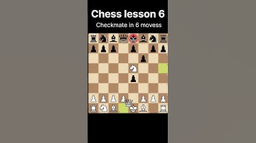 Chess lesson 6 || checkmate in 6 | #chess #chesslearning
