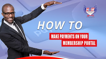 HOW TO PAY YOUR SUBSCRIPTION ON THE NIM PORTAL