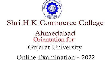Instruction Regarding Registration of Gujarat University B. Com. Sem. - 1 Online Examination - 2022