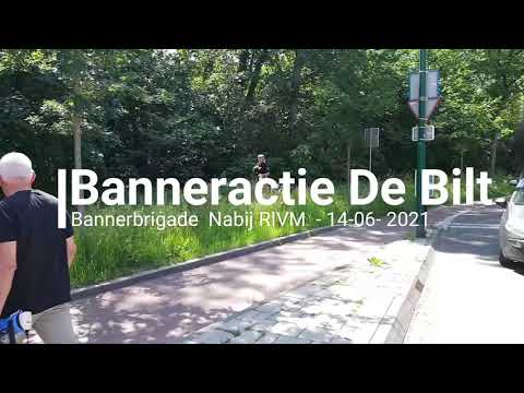 Banneractie  De Bilt - Nabij RIVM   14 06 2021
