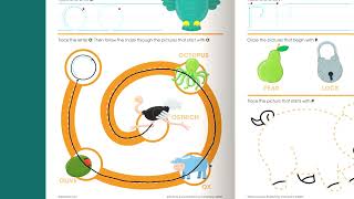 Alphabet Fun! Write & Reuse Workbook from School Zone - Cute Workbook Teaches the ABCs!