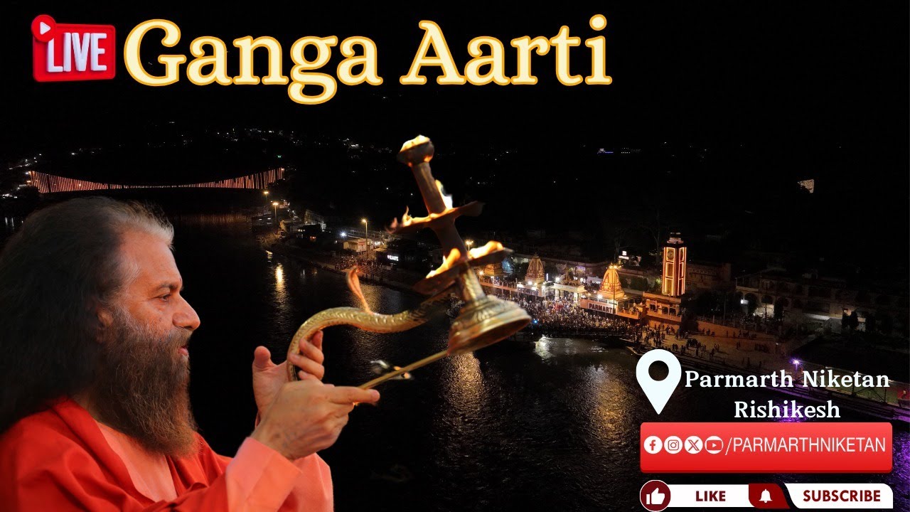 Sacred Ganga Aarti On The Holy Banks Of Mother Ganga     29 Apr 2024