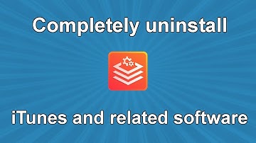 How to completely uninstall iTunes and related Apple software