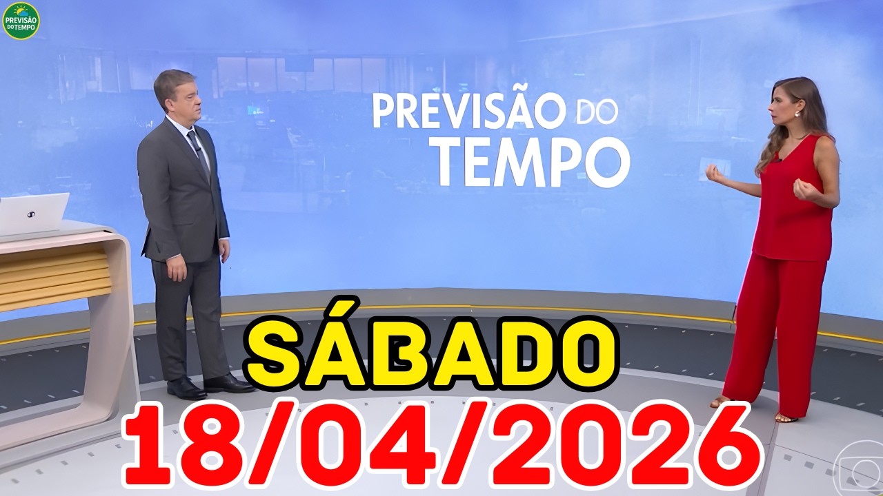 MUITA CHUVA: Temporais severos avançam pelo Norte e Nordeste | Previsão do Tempo Jornal Hoje 18/04