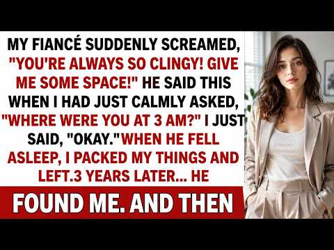 My fiancé suddenly screamed, ＂You re always so clingy! Give me some space!＂ He said this when I