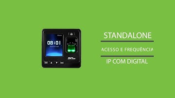 ZKTeco SF100 - controle de acesso com reconhecimento de digitais.