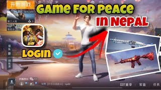 I play first Time Game For  Peace in Nepal | PUBG Chinese Version | Game For peace Tutorial-Part 1 screenshot 2