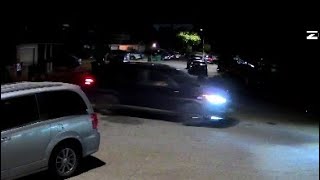 This SUV keeps driving by.