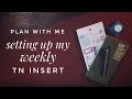 Plan With Me - Travelers Notebook - Midori Weekly Functional Planner Setup