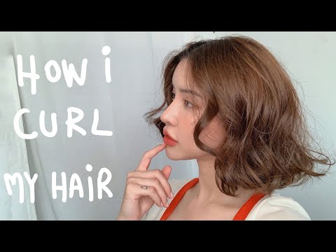 How i curl my hair - ทำลอนคิ้วท์ๆ โคตรง่าย