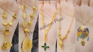 Beautiful 21k Arabic Gold Chain Necklaces Designs with Weight,#thefashionplus