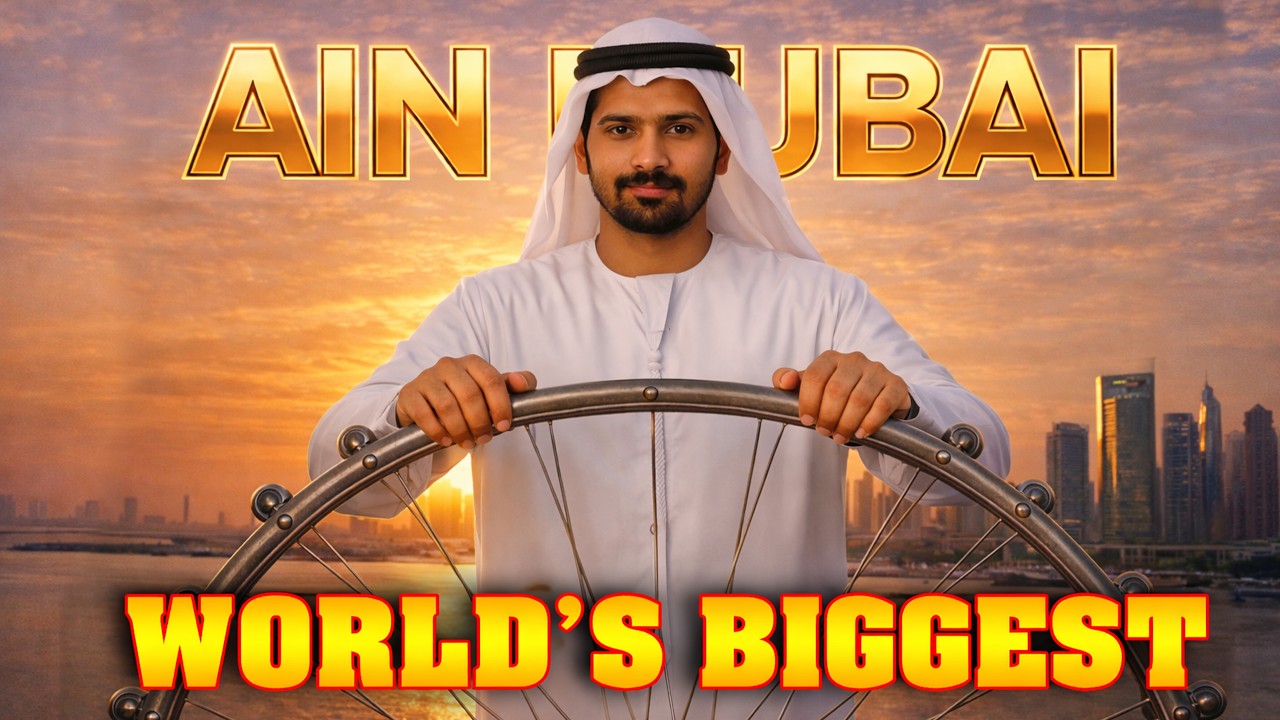 360° Dubai View from AIN DUBAI 🎡 | Inside Experience You Must See!