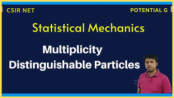2015 JUNE | CSIR-NET | Q.NO 38 | Part-B | Multiplicity of Distinguishable Particles | POTENTIAL G