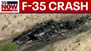 USMC F-35 crashes and explodes near airbase | LiveNOW from FOX