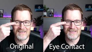 NVIDIA Broadcast Eye Contact effect - First Look 👀
