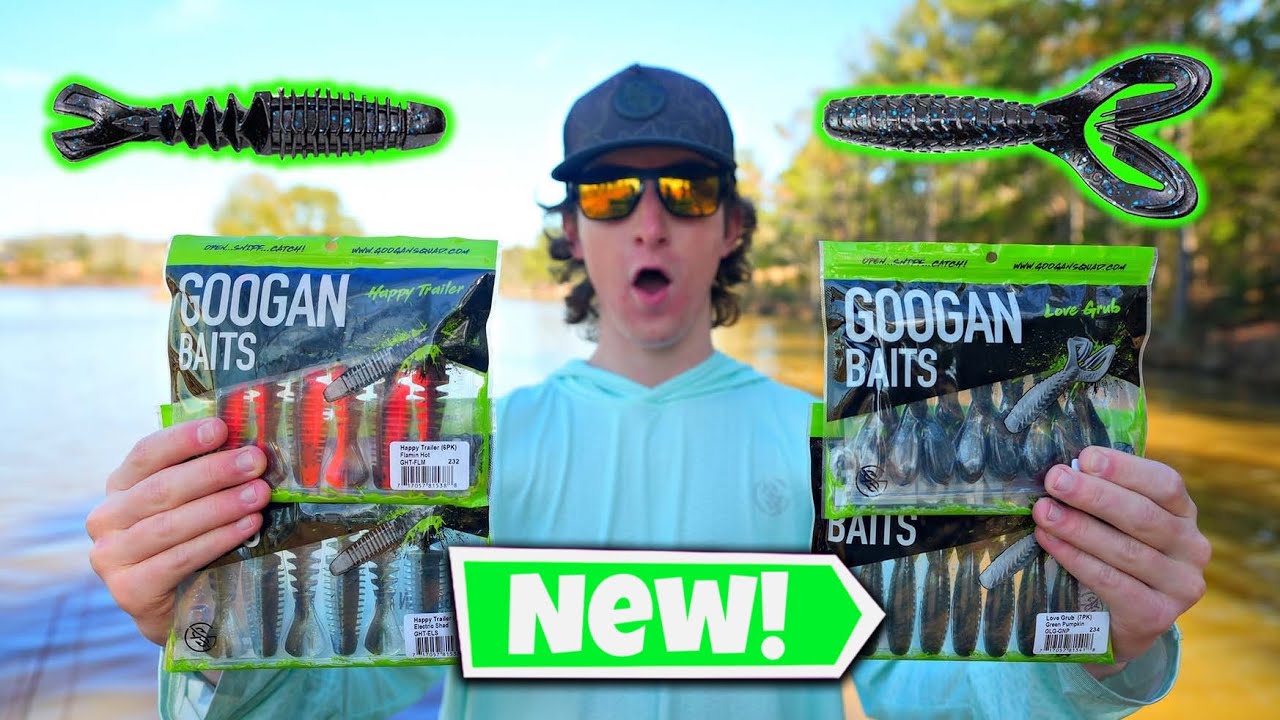 Fishing The NEW Googan Baits Happy Trailer & Love Grub (New PB